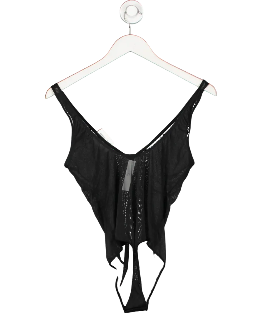 Aubade Black Body Strass With Crystal Diamanté One Size