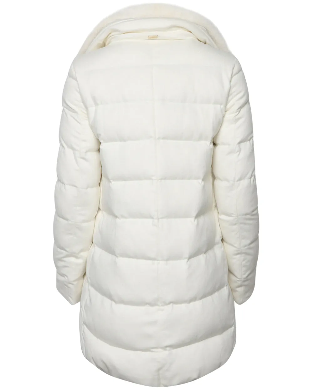 Bianco Quilted Hi Lo Aline Jacket