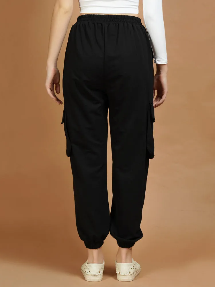 Black Cargo Jogger