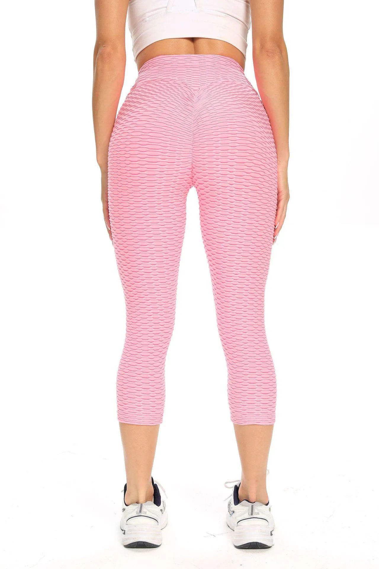 Butt Lifting Anti Cellulite Capri Leggings
