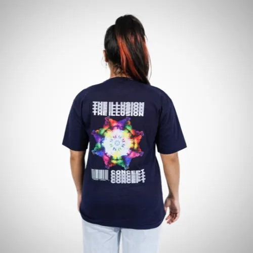 Demon Wear's Concept Illusion "Fear" Graphic T-Shirt Combo Pack Of 2 for Her