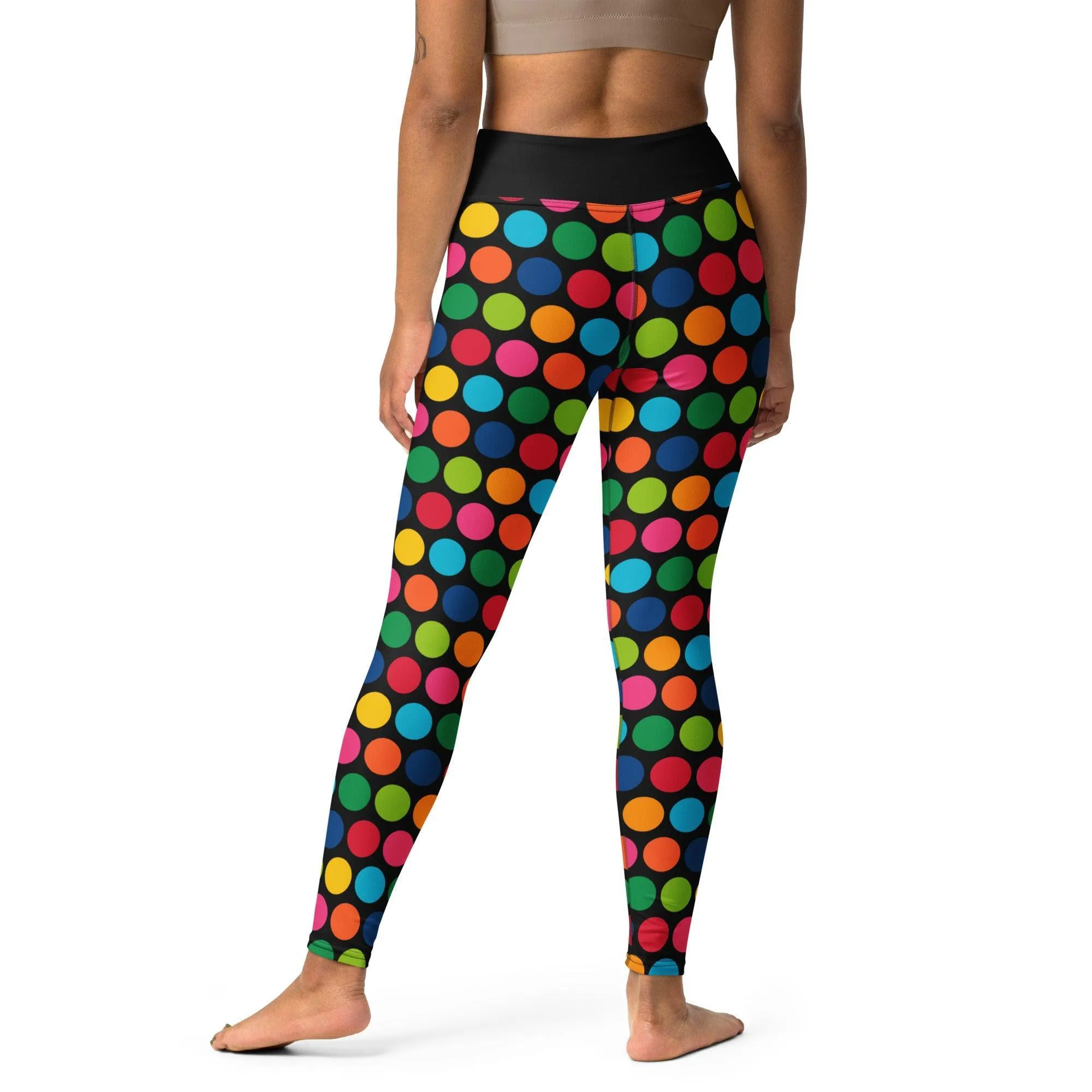 ELLIE rainbow dot - Yoga Leggings