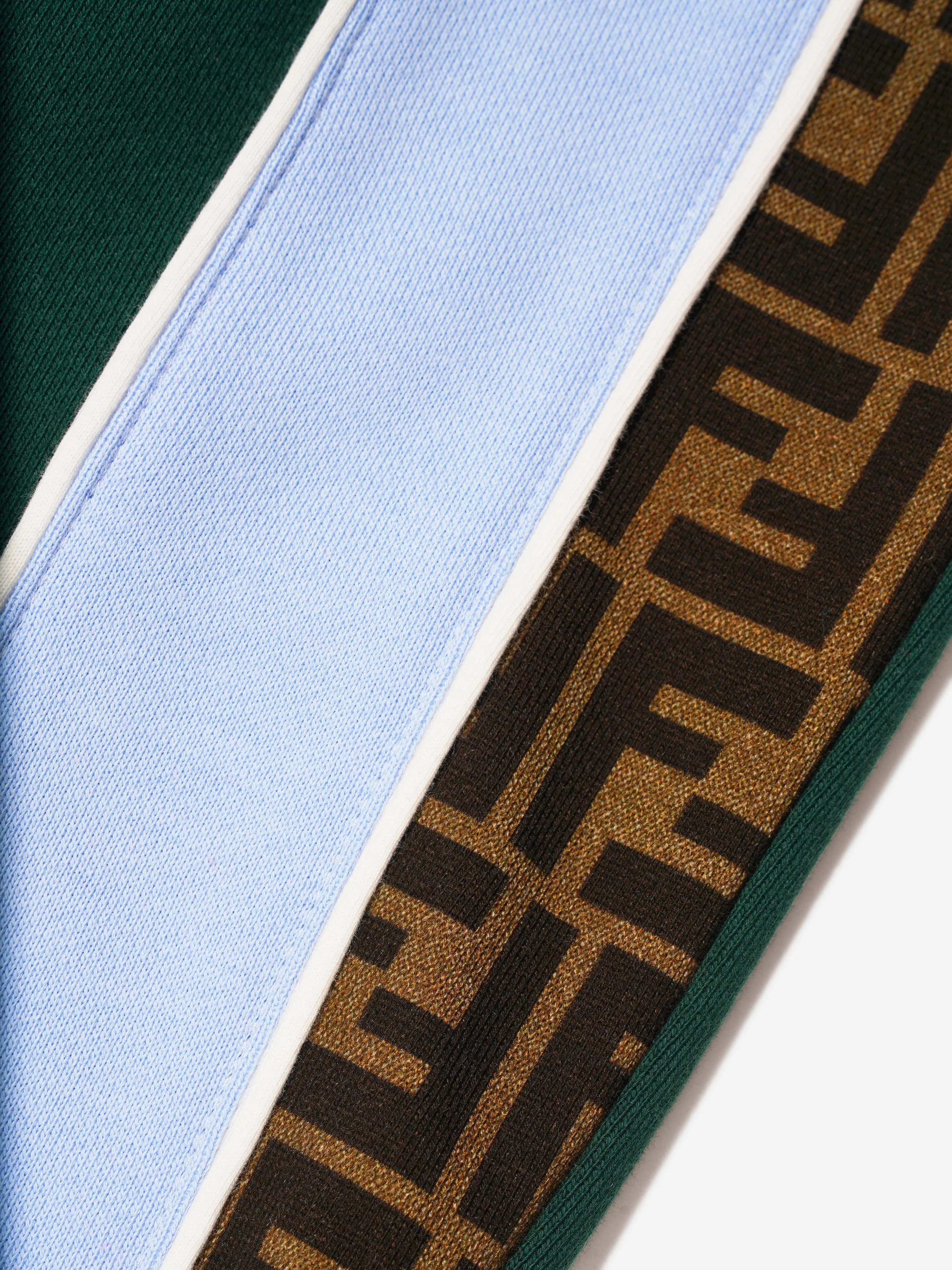Fendi Baby FF Logo Trim Joggers