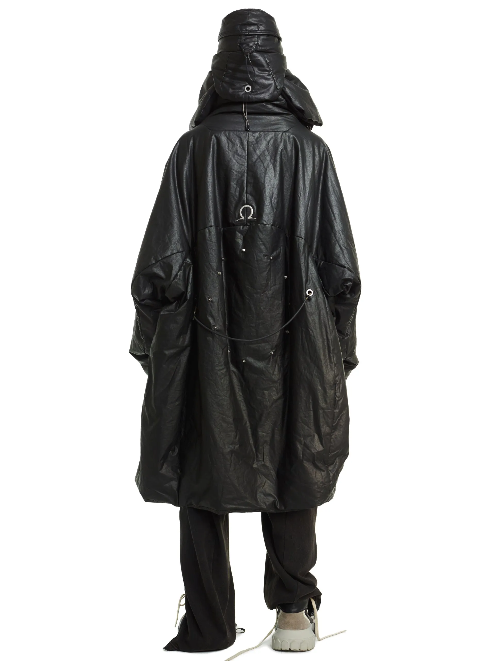 Ghost of the offworld Antique pyra collar oversized coat
