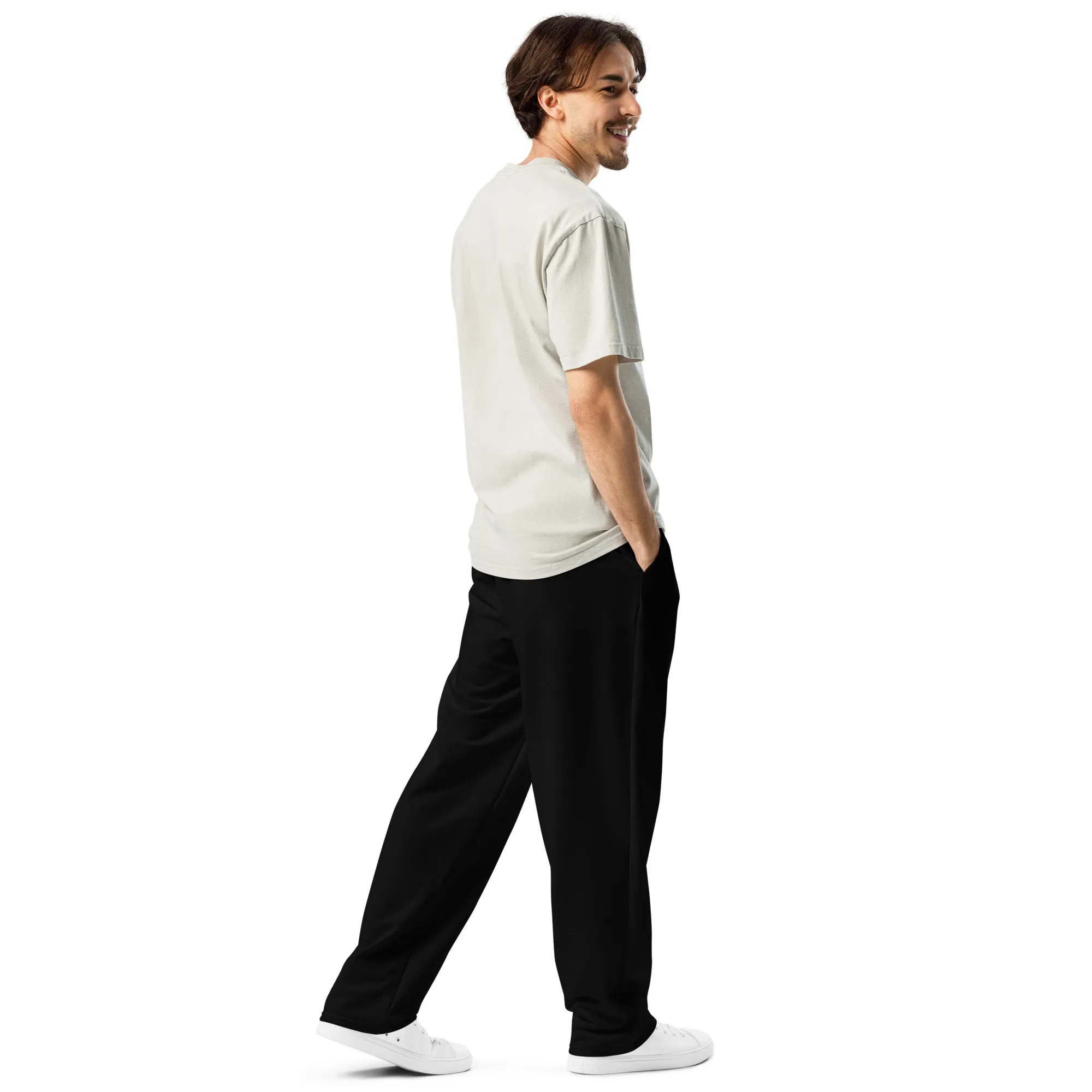 Humble Sportswear™ Black Wide-leg Joggers