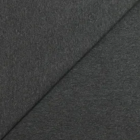 Jersey coton Bio anthracite chiné