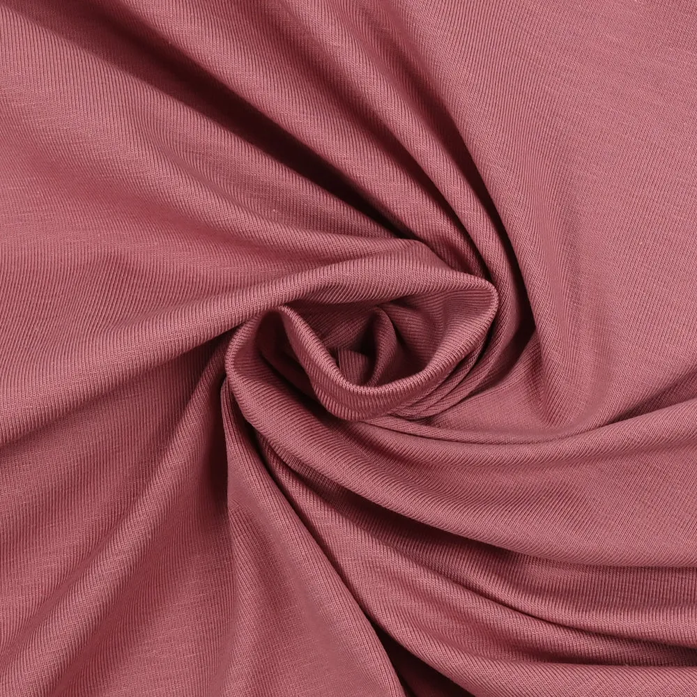 Jersey coton Bio bois de rose