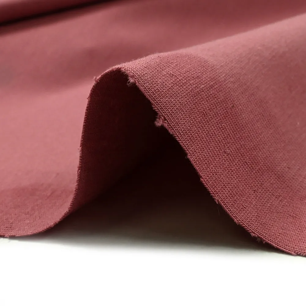 Jersey coton Bio bois de rose