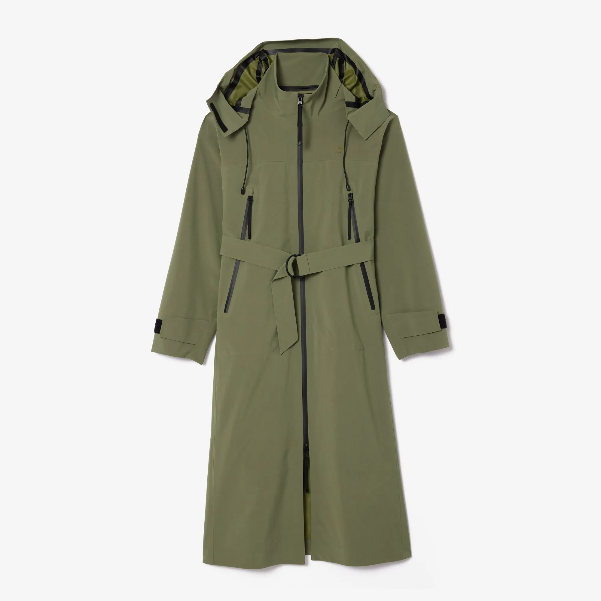 Long Oversized Water Repellent Hooded Parka - BF3265