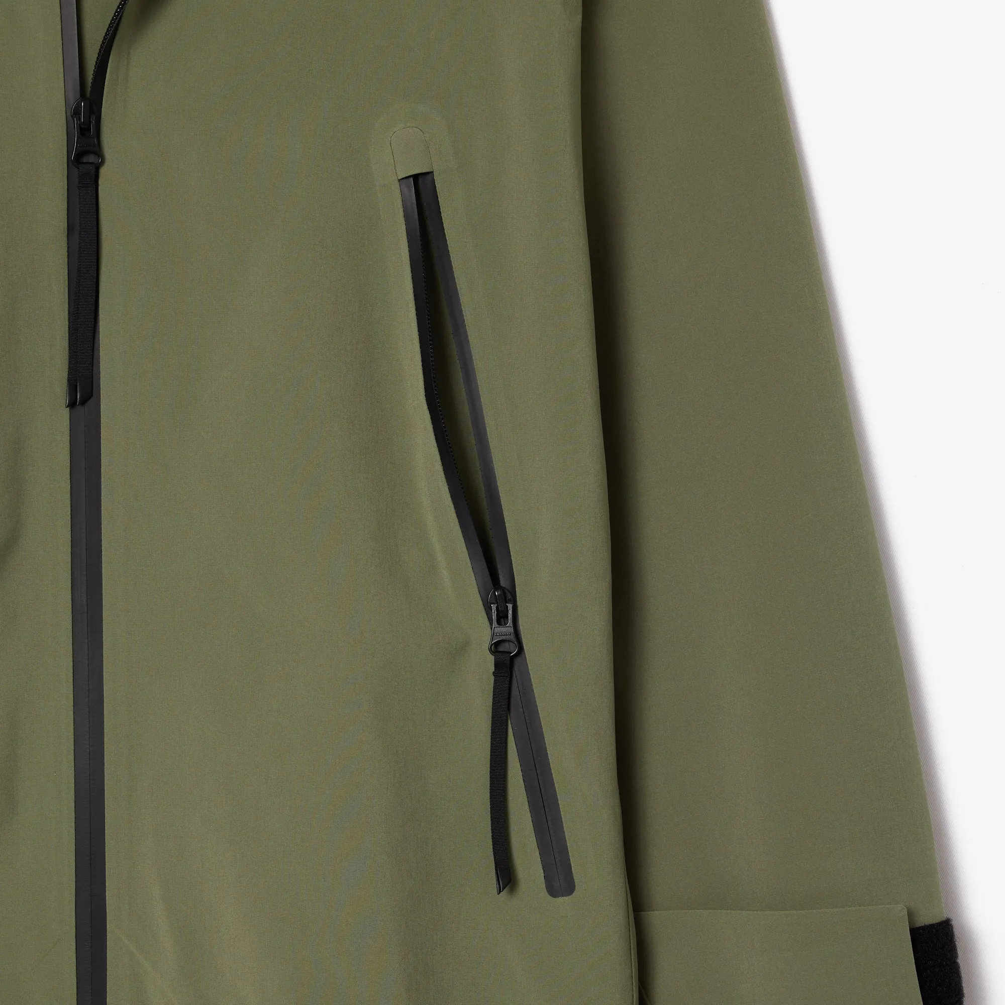 Long Oversized Water Repellent Hooded Parka - BF3265