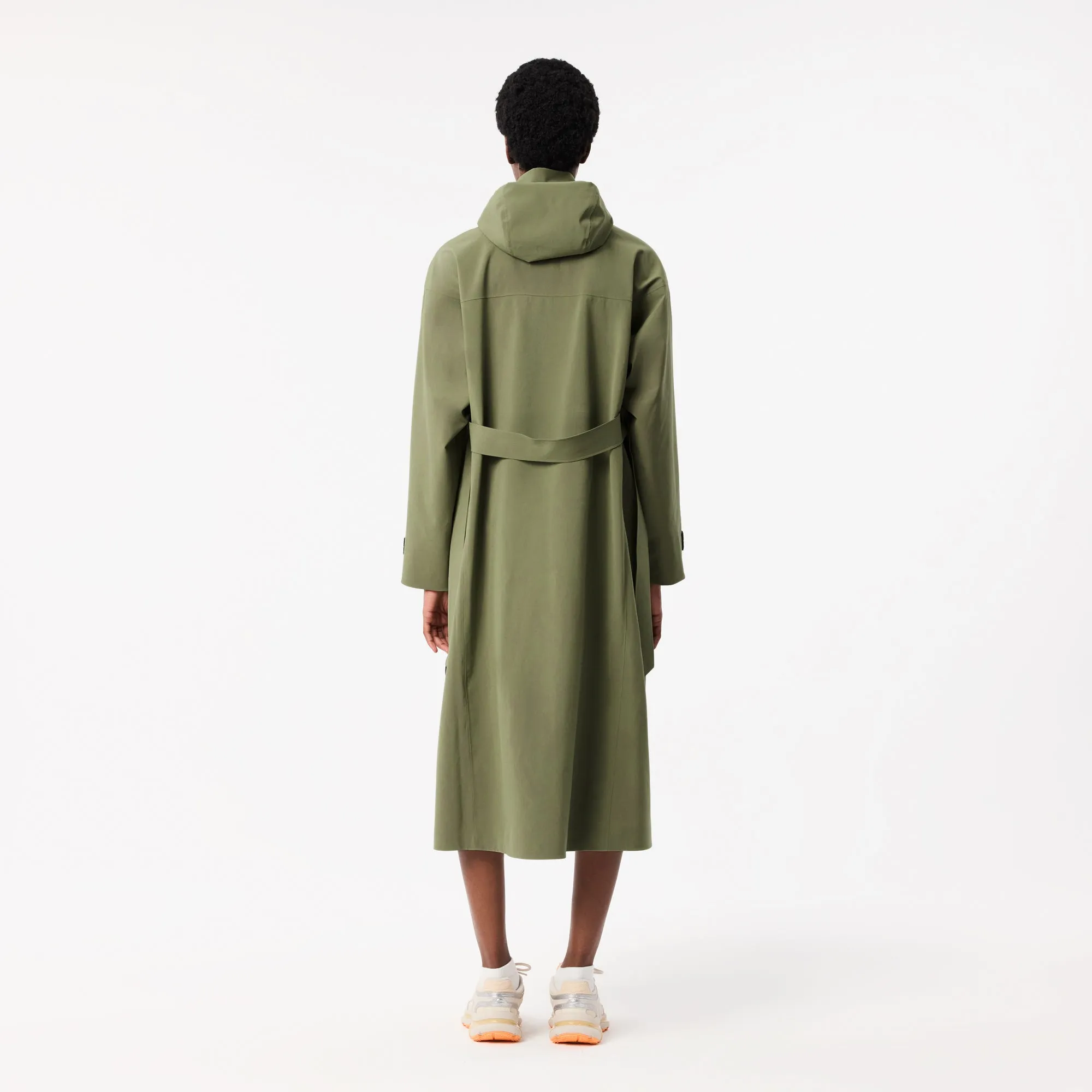 Long Oversized Water Repellent Hooded Parka - BF3265