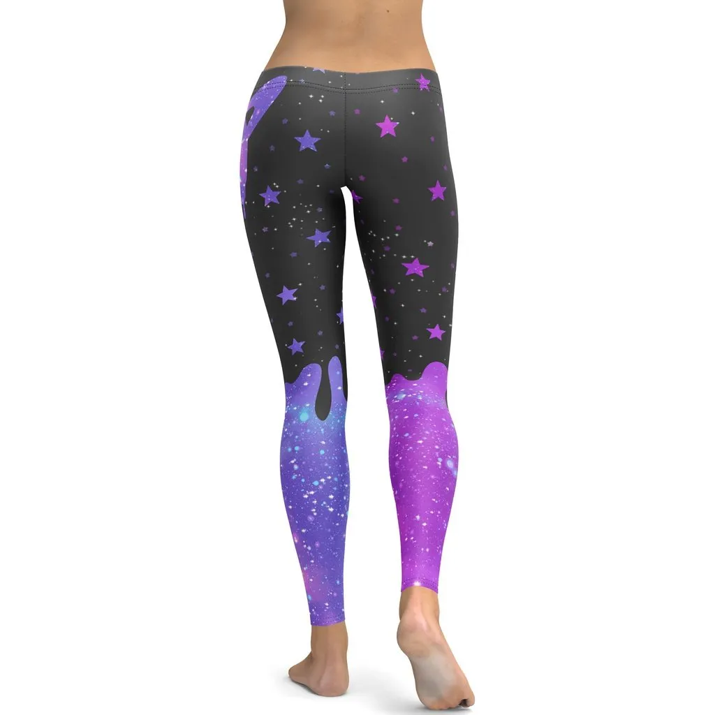 Melting Galaxy Leggings
