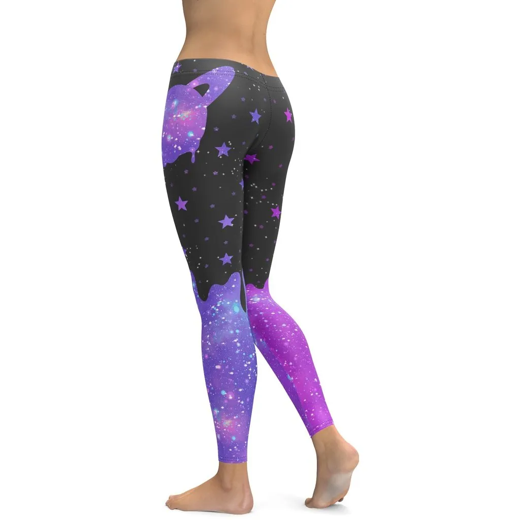 Melting Galaxy Leggings