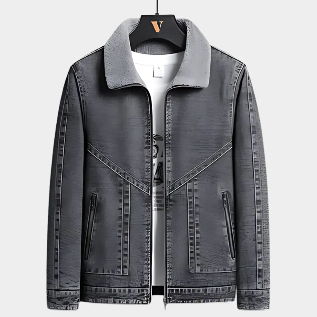 Mens Denim Jacket  Fur Collar  Warm & Stylish  Solid Color  Casual Outerwear  Multiple Colours