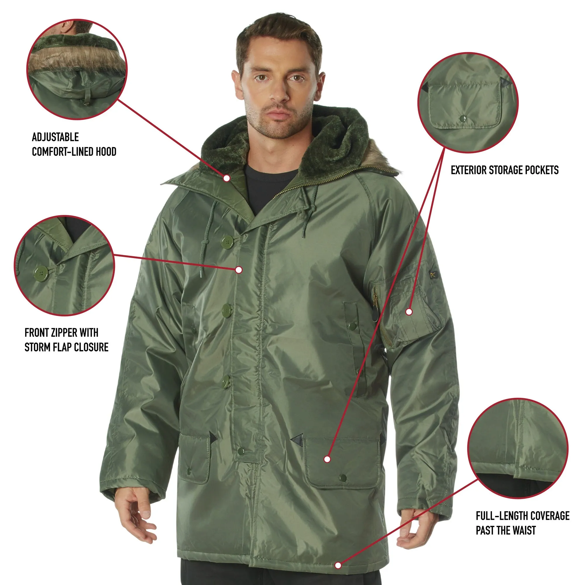 N-3B Snorkel Parkas