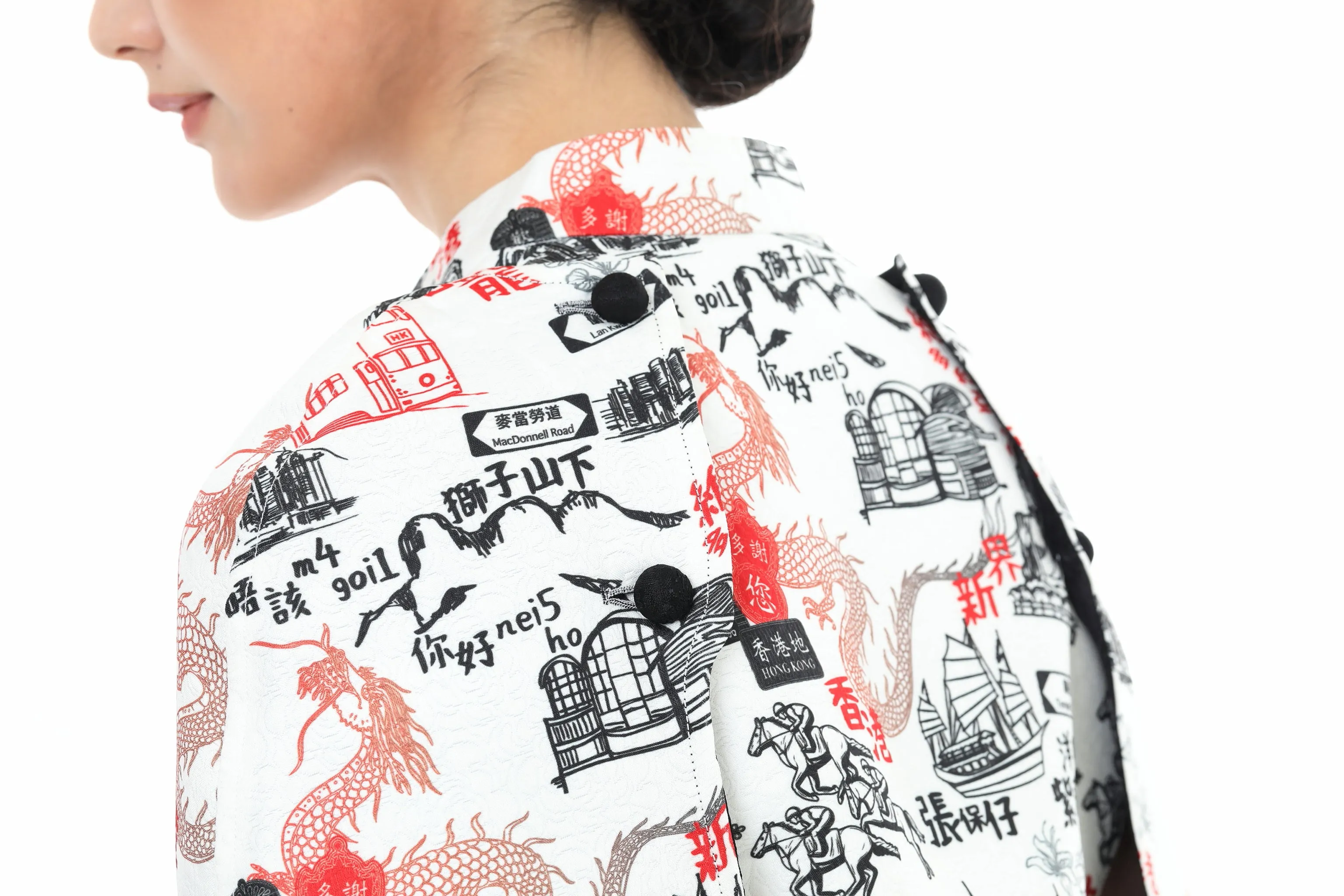 PEPPER HK Print 3-way Cape