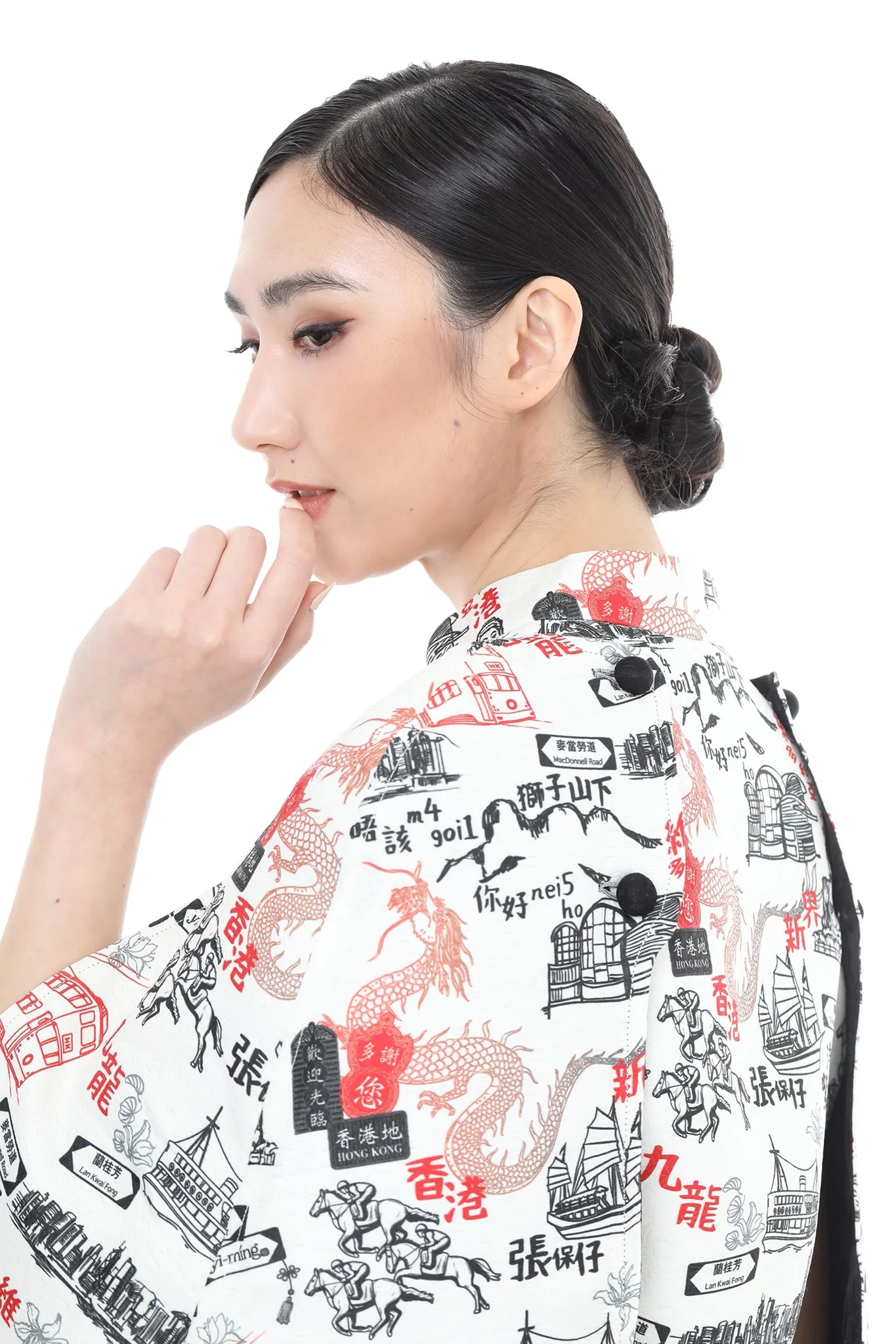PEPPER HK Print 3-way Cape