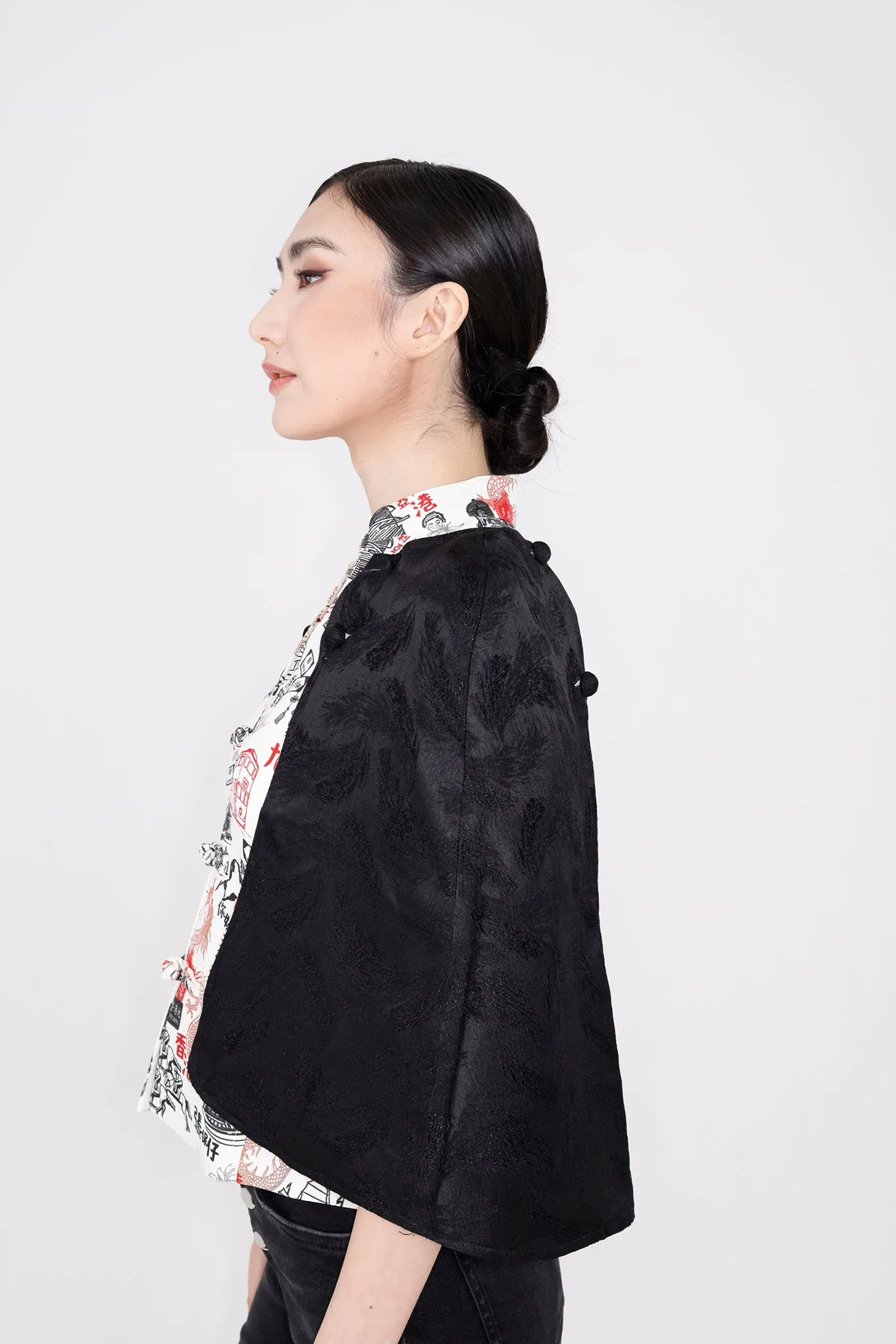 PEPPER HK Print 3-way Cape