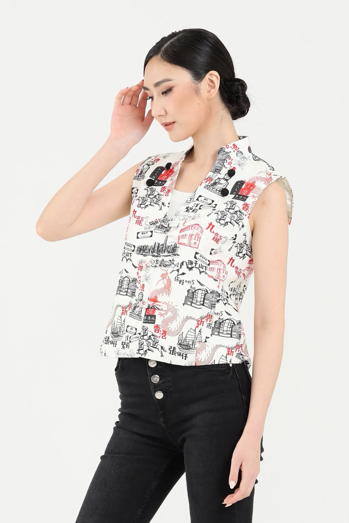 PEPPER HK Print 3-way Cape
