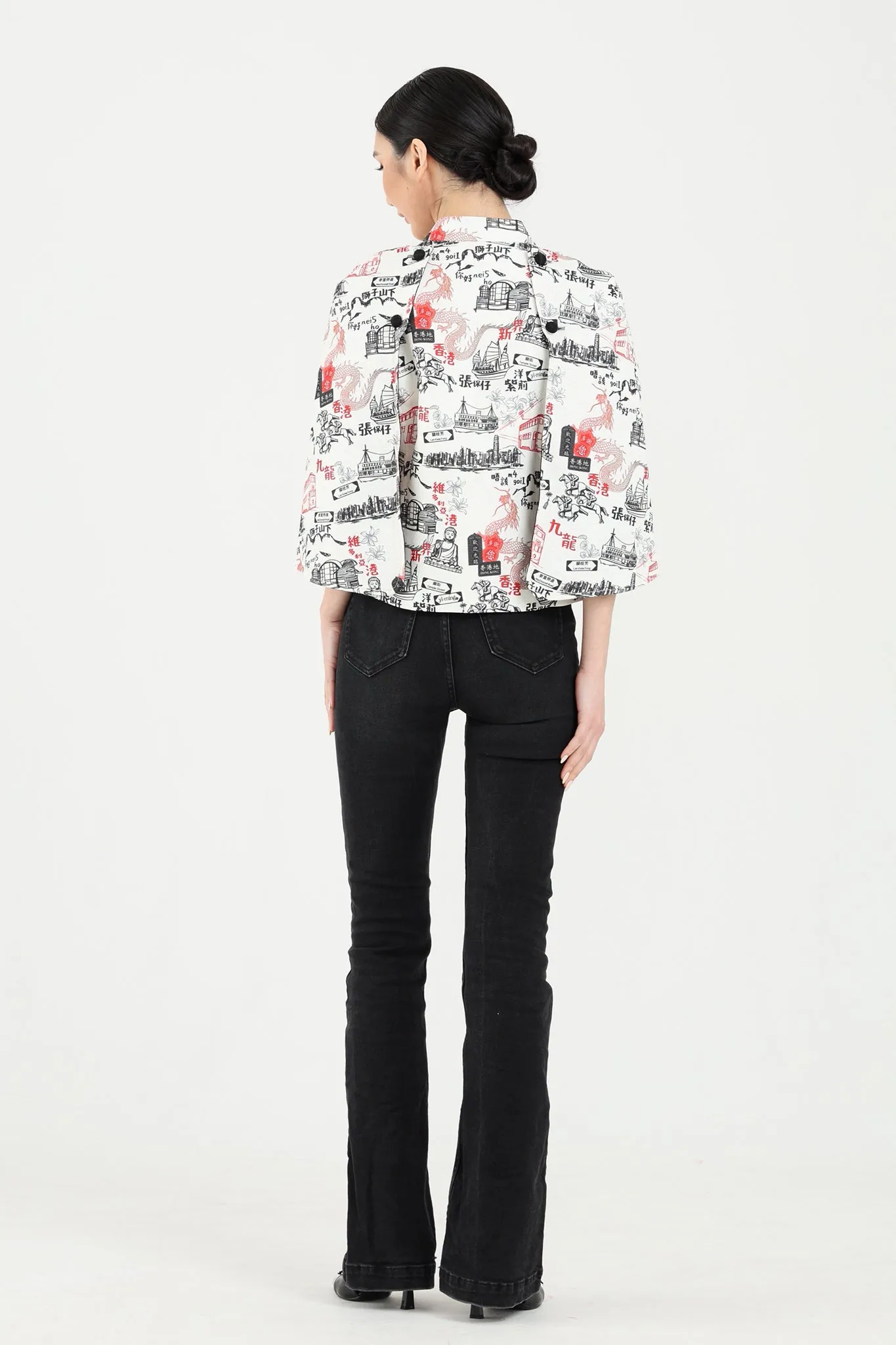 PEPPER HK Print 3-way Cape