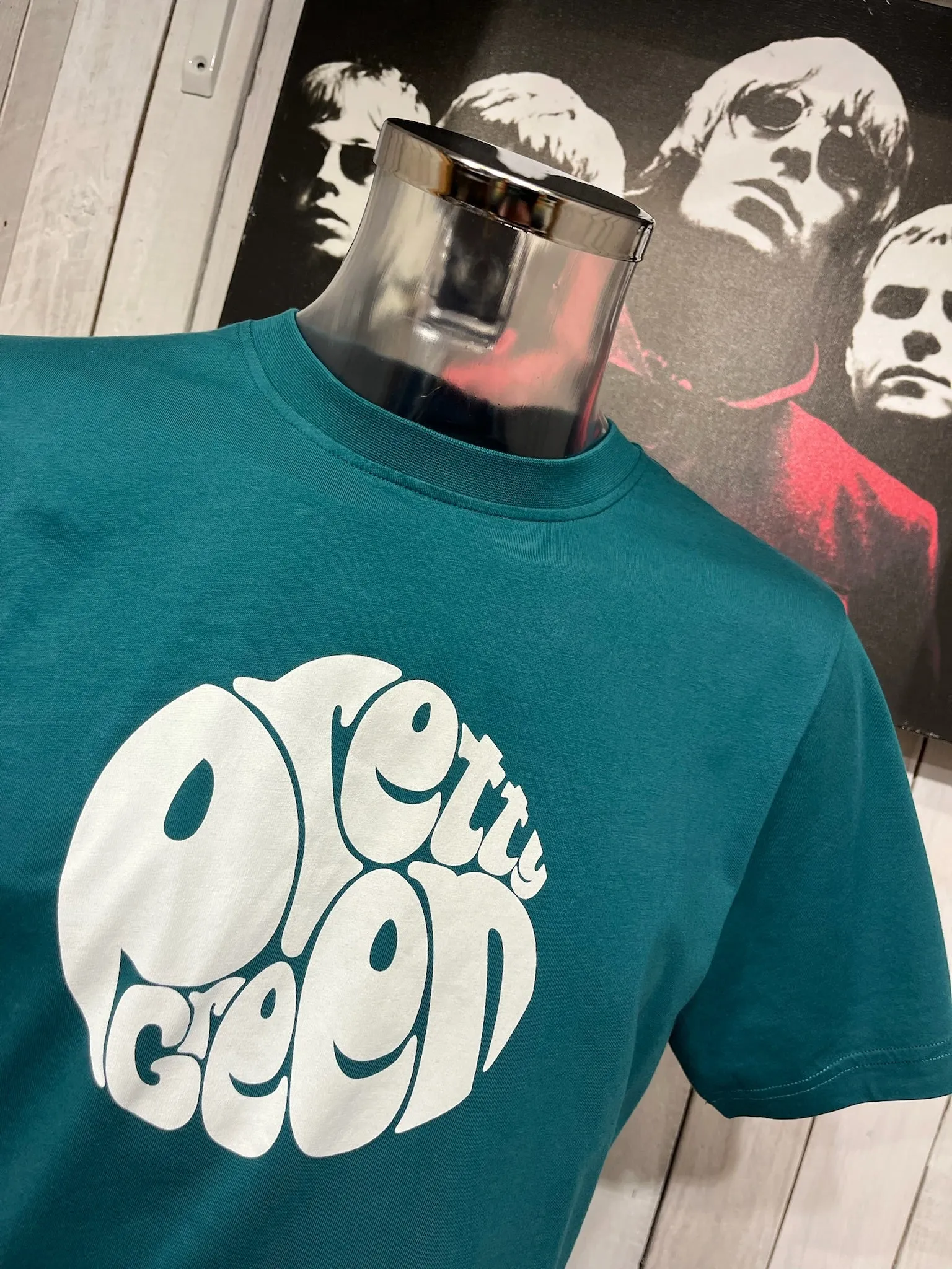 Pretty Green Gillespie Logo Tee - Teal