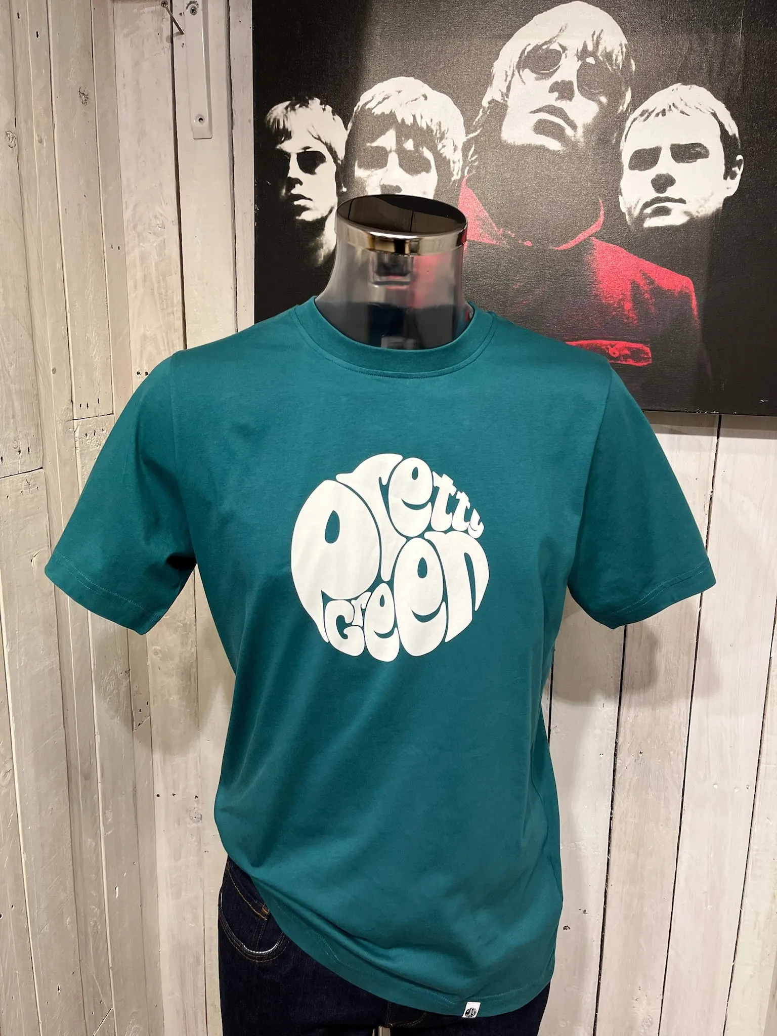Pretty Green Gillespie Logo Tee - Teal
