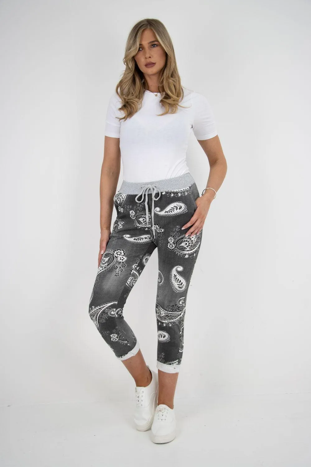 Printed Ladies Joggers Pants