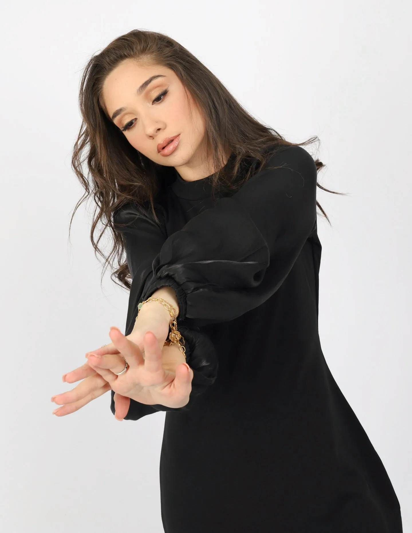 Puff Sleeve Bodycon Dress