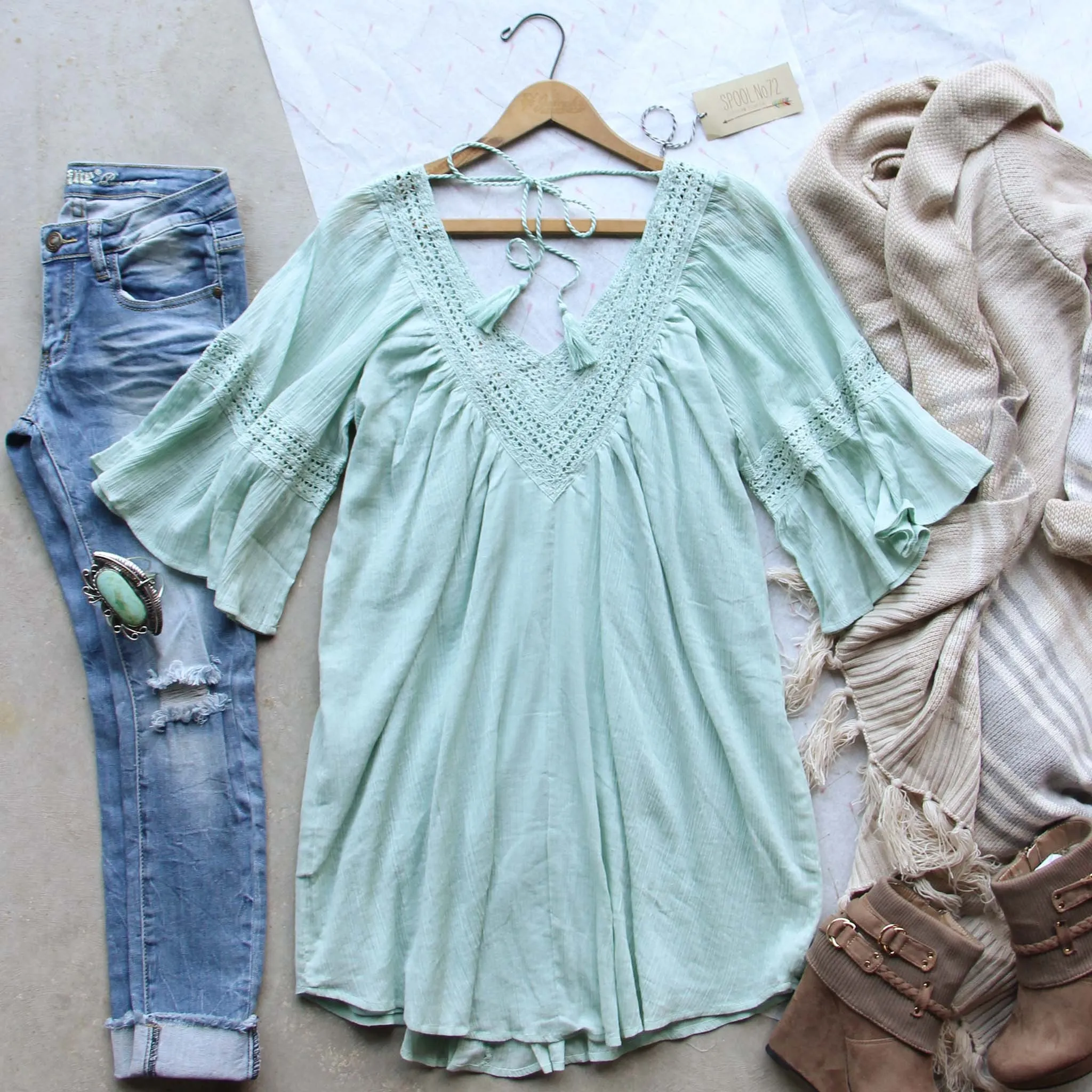 Snowy Boheme Tunic