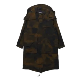 Terrain Print Parka Brown