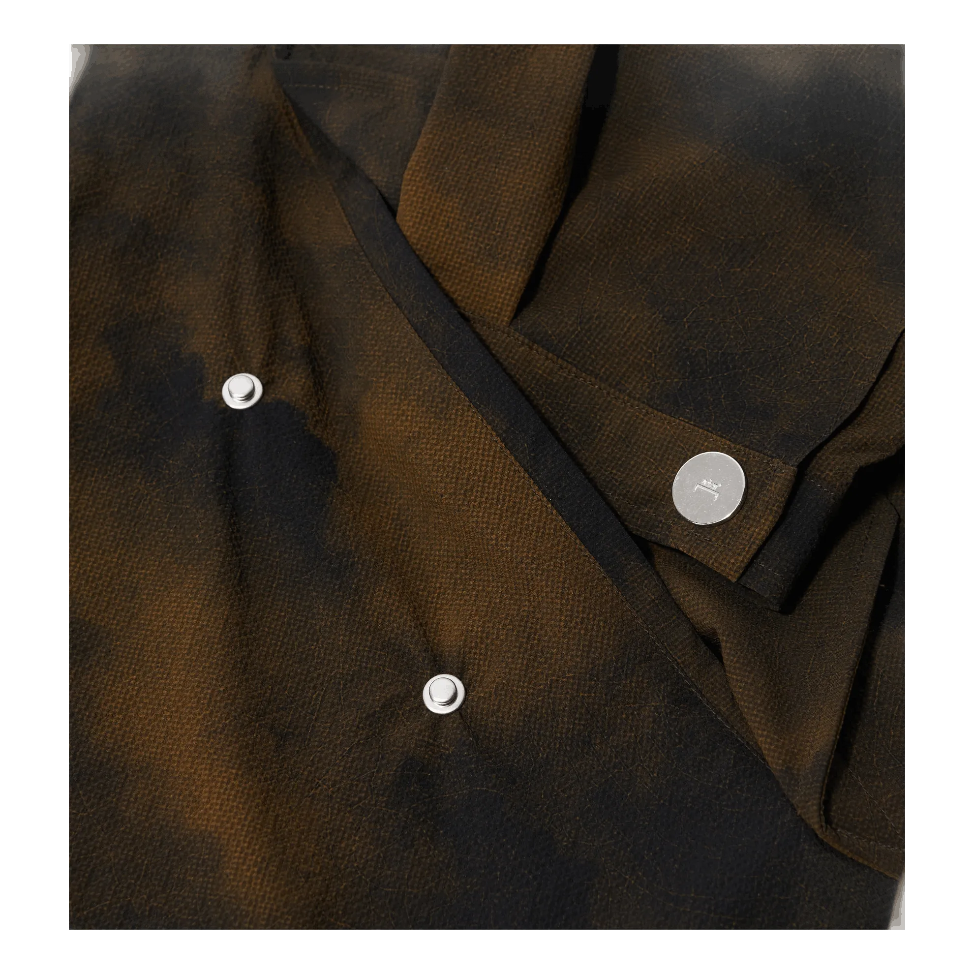 Terrain Print Parka Brown