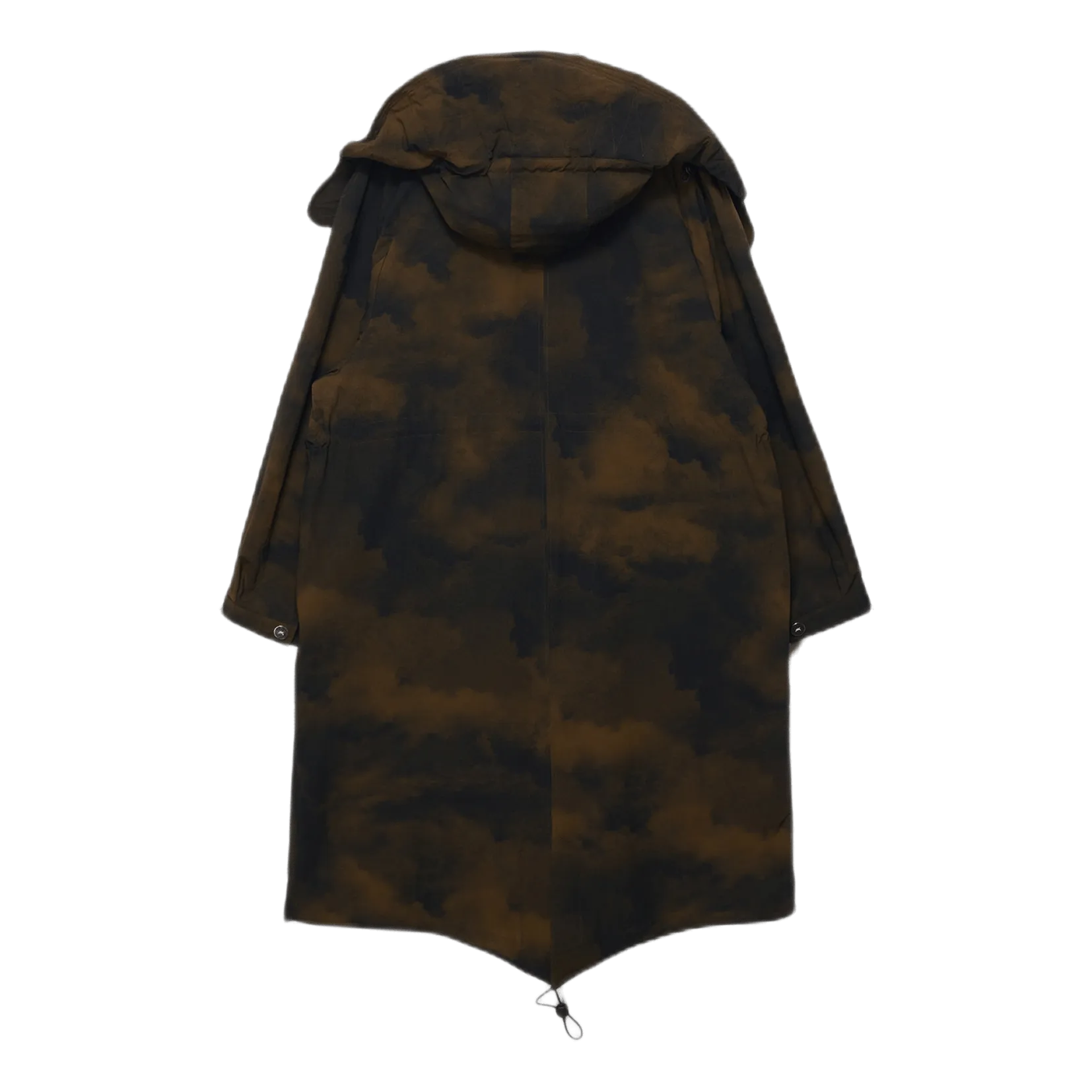 Terrain Print Parka Brown