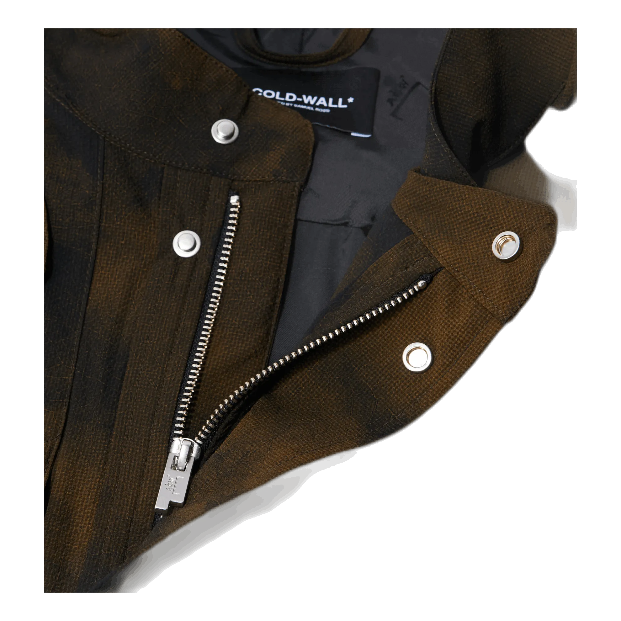 Terrain Print Parka Brown