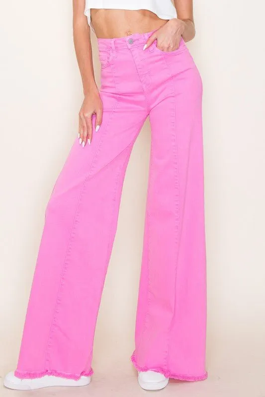 The Jen Jeans: Wide Leg Straight Jeans