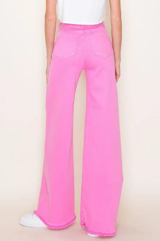 The Jen Jeans: Wide Leg Straight Jeans