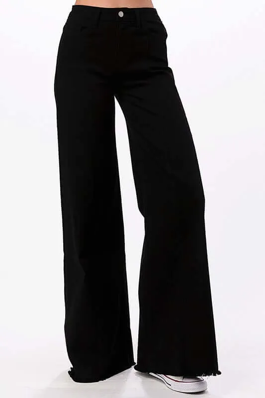 The Jen Jeans: Wide Leg Straight Jeans