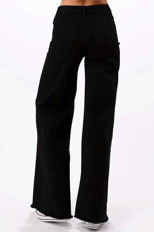 The Jen Jeans: Wide Leg Straight Jeans