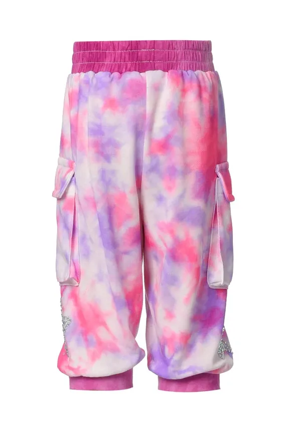 Tie-Dye Cargo Joggers