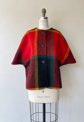 Trembly 1960s Wool Capelet