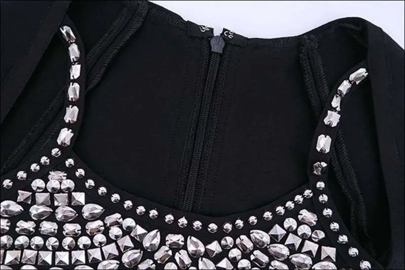Winnal Studded Bodycon Dress