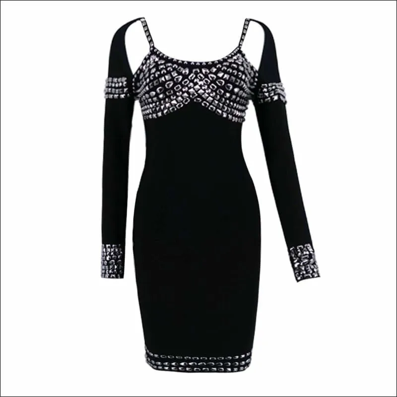 Winnal Studded Bodycon Dress