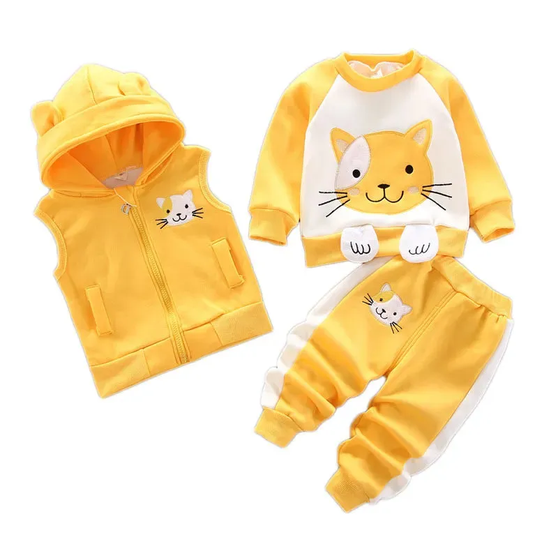 Winter 3pcs Kids Clothes Set